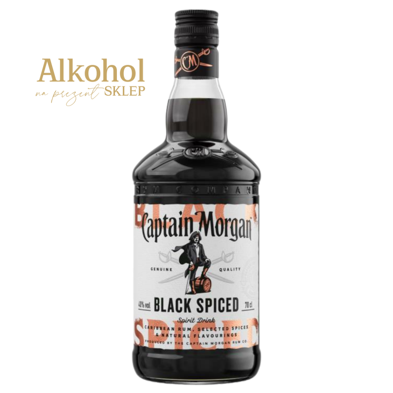 RUM CAPTAIN MORGAN BLACK SPICED 0.7L