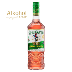 Captain Morgan Tiki Mango-Ananas to gotowe połączenie rumu z aromatem egzotycznych owoców mango i ananasa.