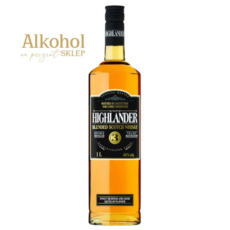 Szkocka whisky w bardzo korzystnej cenie.