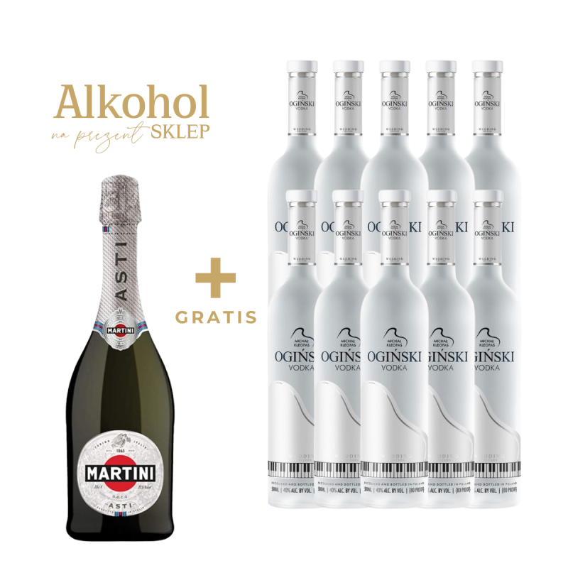 Wódka Ogiński Biały+ Martini Asti uświetnią nie jedno wesele!