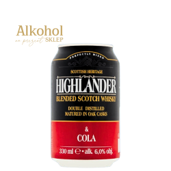 Gotowy drink, który łączy ze sobą whisky Highlander oraz Coca Colę.