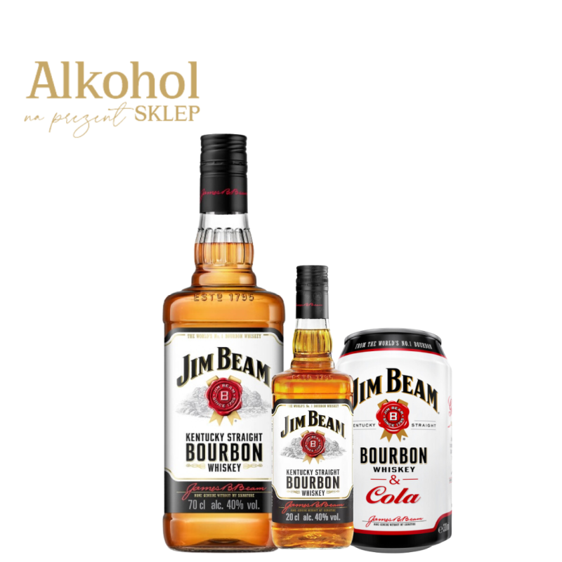 PAKIET JIM BEAM RÓŻNEJ POJEMNOŚCI