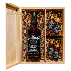 ZESTAW WHISKEY JACK DANIEL'S OLD NO.7 0.7L + 4 x JACK DANIEL'S OLD NO.7 MINI