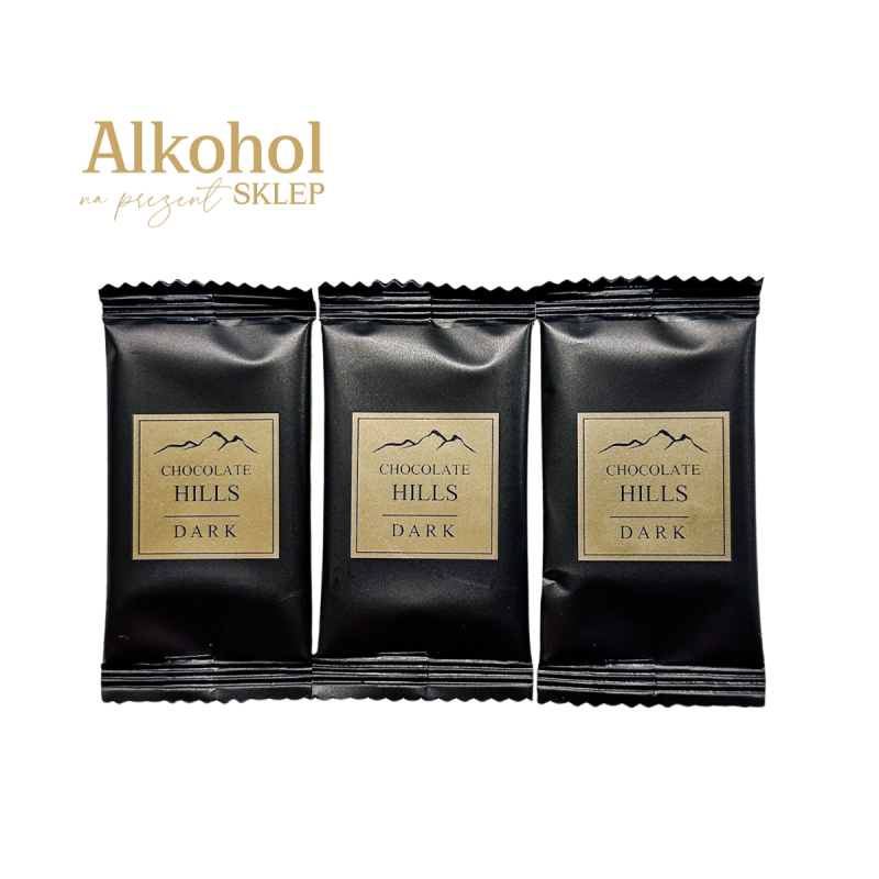 Eleganckie czekoladki z wyśmienitej deserowej czekolady Barry Callebaut.