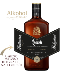 ZESTAW WHISKY BALLANTINE'S 7YO 0.7L+ 2 SZKLANKI