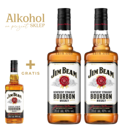 PAKIET JIM BEAM WHITE 2+MINI gratis