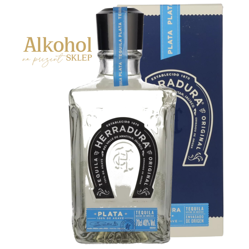 TEQUILA HERRADURA PLATA 0.7L + OPAKOWANIE