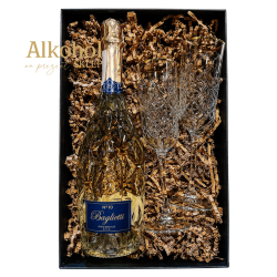 ZESTAW BAGLIETTI PROSECCO + 2 KIELISZKI