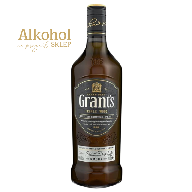 WHISKY GRANT'S TRIPLE WOOD SMOKY 0.7L