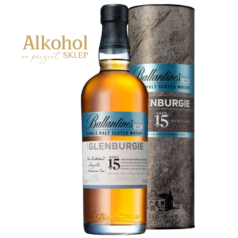 WHISKY BALLANTINE'S GLENBURGIE 15YO 0.7L + OPAKOWANIE