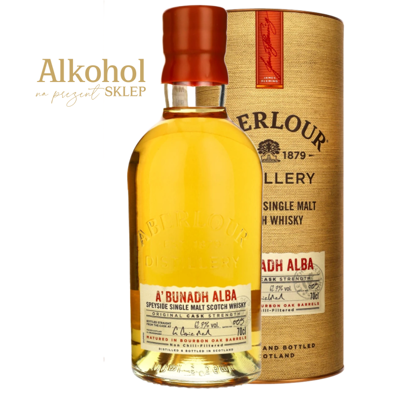 WHISKY ABERLOUR A'BUNADH ALBA 0.7L + OPAKOWANIE