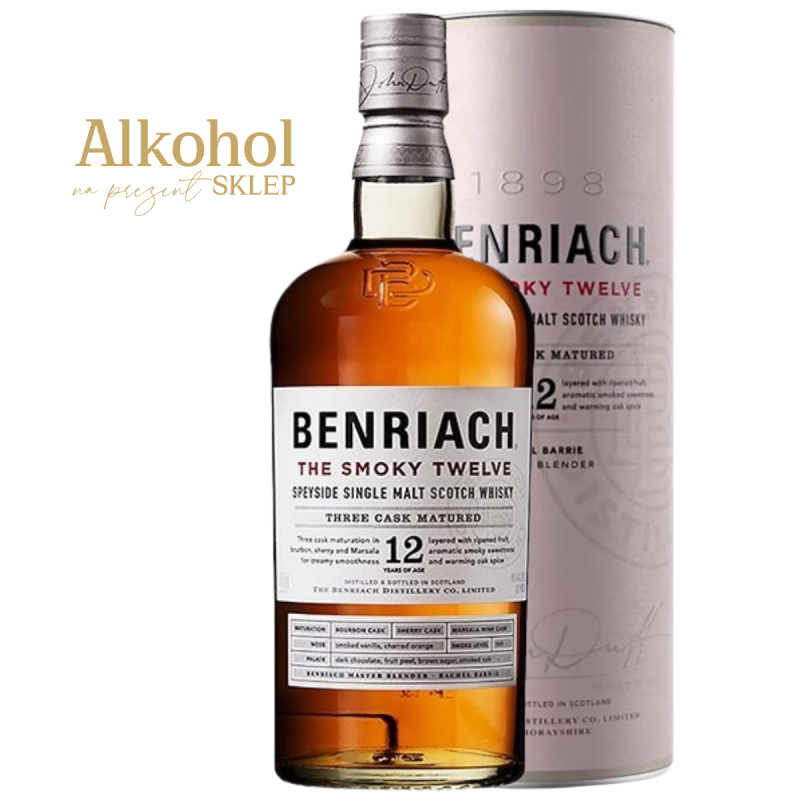 WHISKY BENRIACH THE SMOKY TWELVE 0.7L