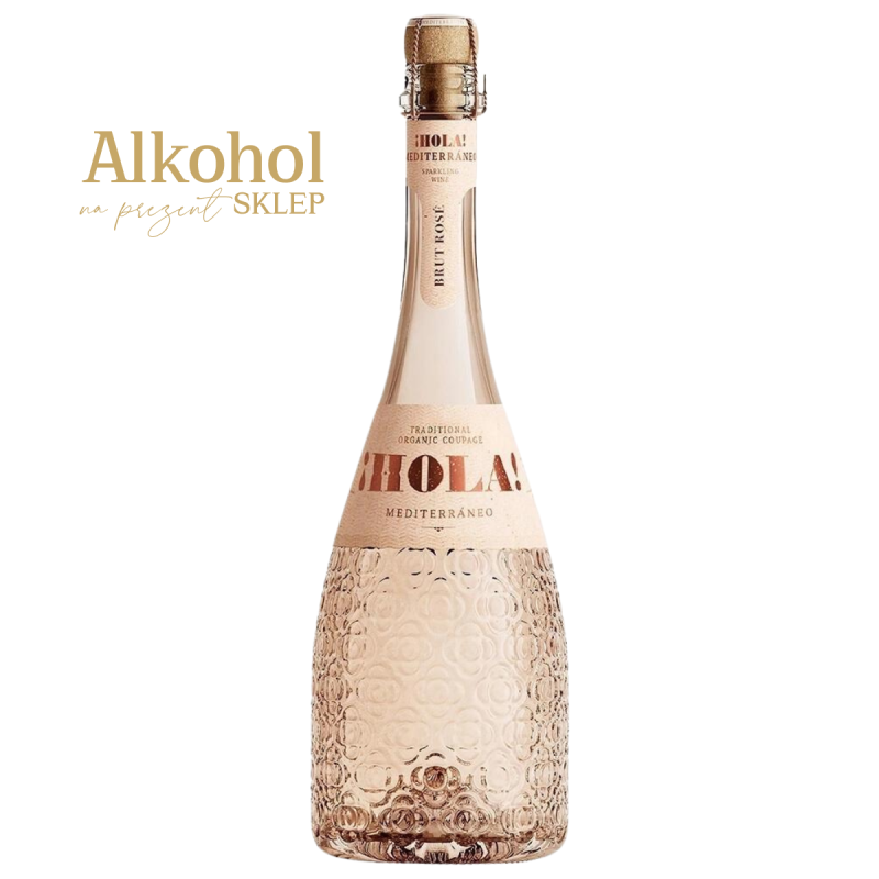 WINO MUSUJĄCE HOLA MEDITERRANEO CAVA BRUT ROSE 0.75L