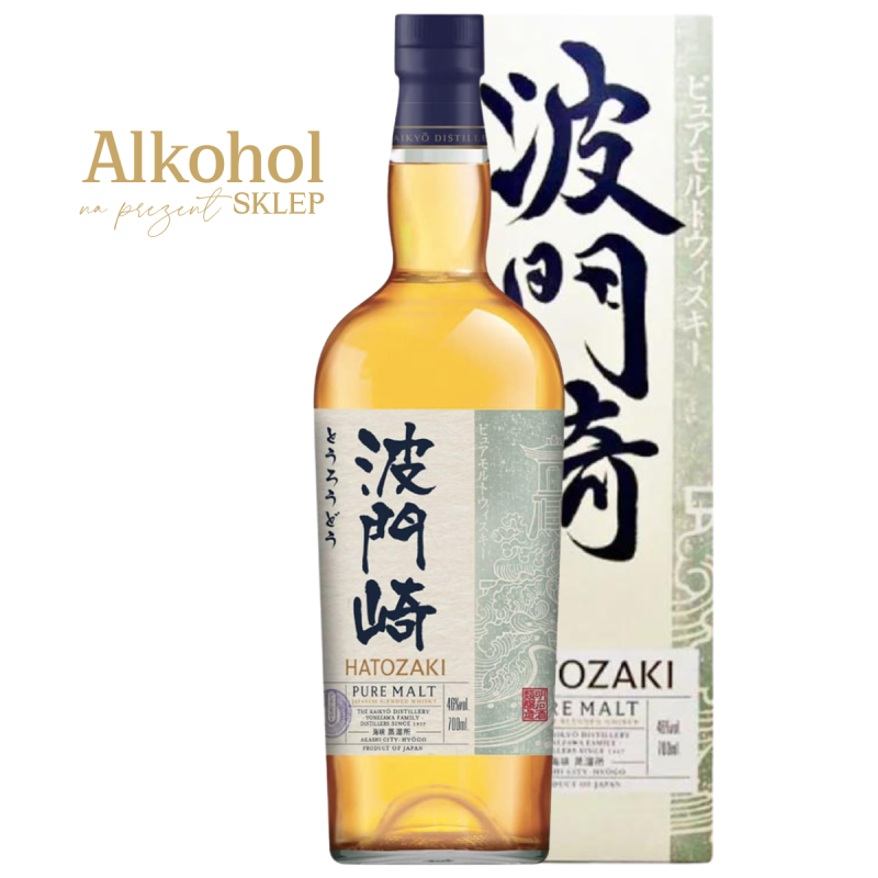 WHISKY HATOZAKI PURE MALT 0.7L + OPAKOWANIE
