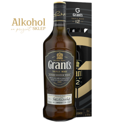 WHISKY GRANT'S TRIPLE WOOD 12YO 0.7L + SZKLANKA