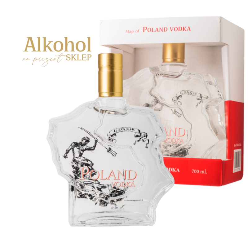 WÓDKA POLAND MAPA GDAŃSK 0.7L