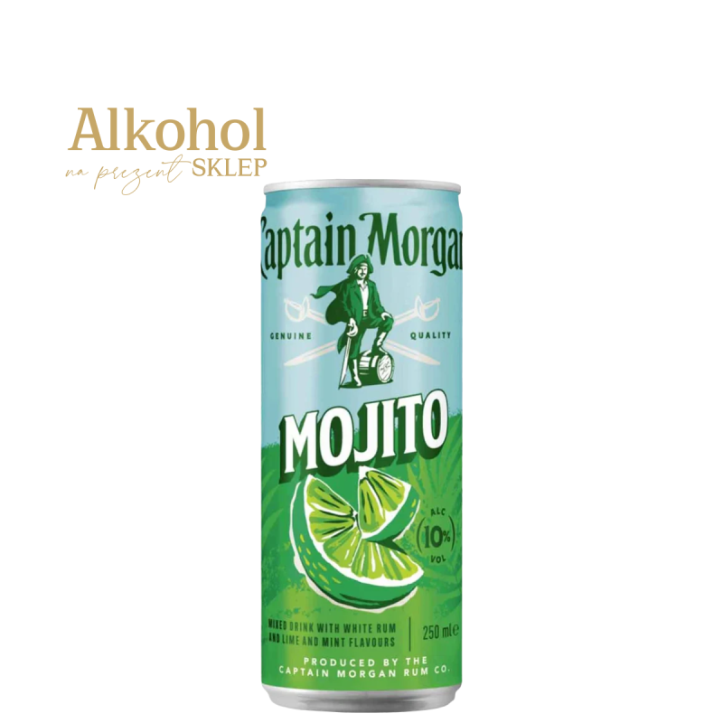 DRINK CAPTAIN MORGAN WHITE MOJITO 250ML PUSZKA