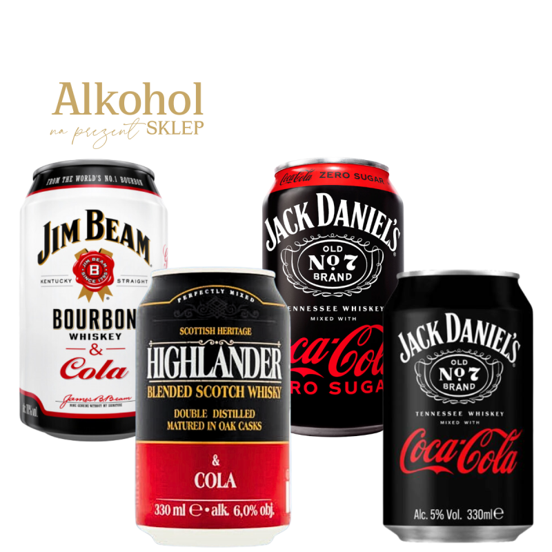PAKIET GOTOWE DRINKI NA BAZIE WHISKY