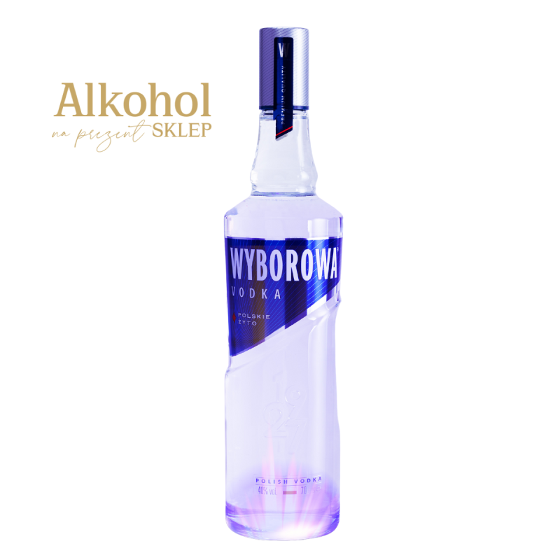 WÓDKA WYBOROWA W PODŚWIETLANEJ BUTELCE