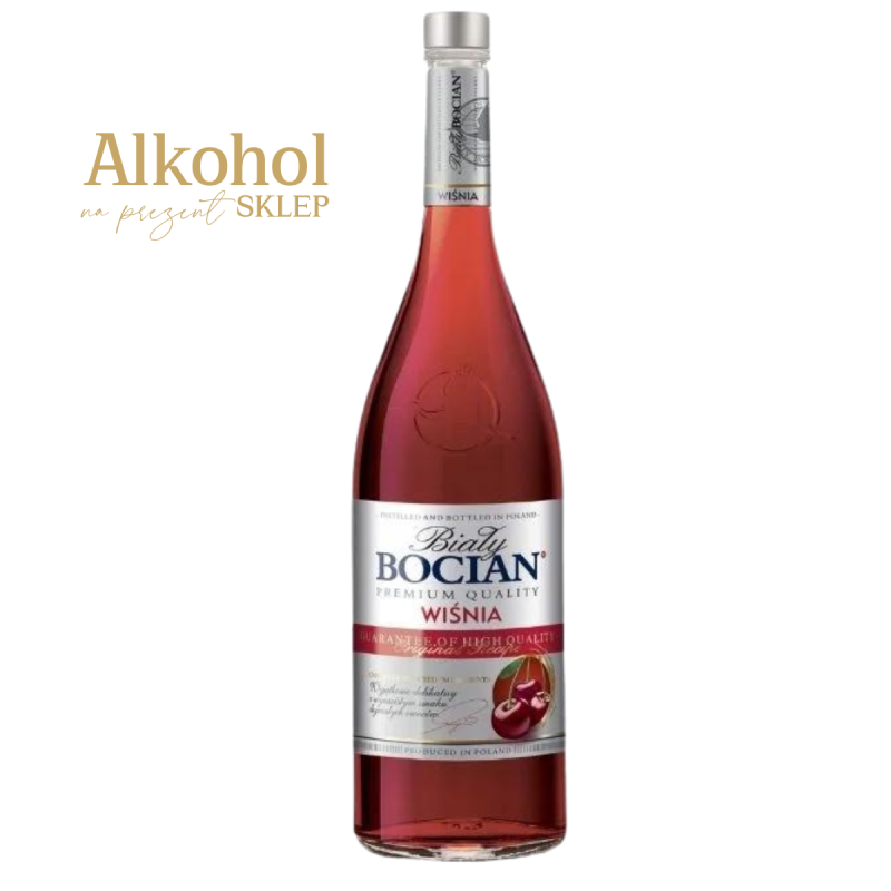 WÓDKA BIAŁY BOCIAN WIŚNIA 0.5L