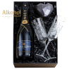 ZESTAW SZAMPAN MOËT & CHANDON NECTAR IMPERIAL 0.75L + 2 KIELISZKI + ŚWIECA