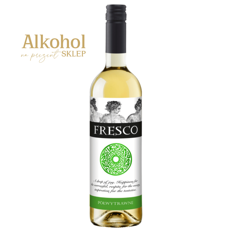 WINO FRESCO BIAŁE PÓŁWYTRAWNE 0.75L