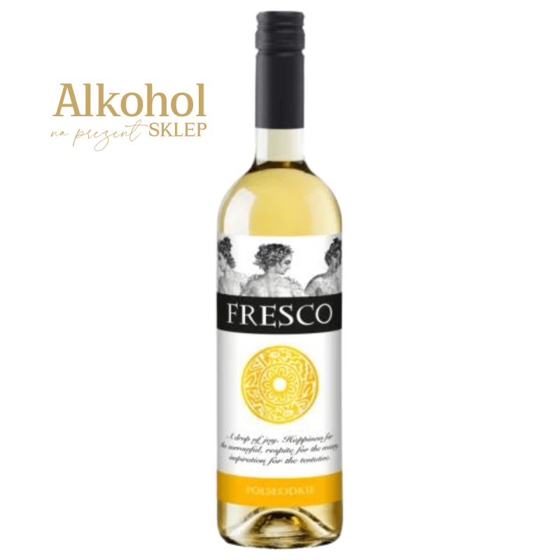 WINO FRESCO BIAŁE PÓŁSŁODKIE 0.75L