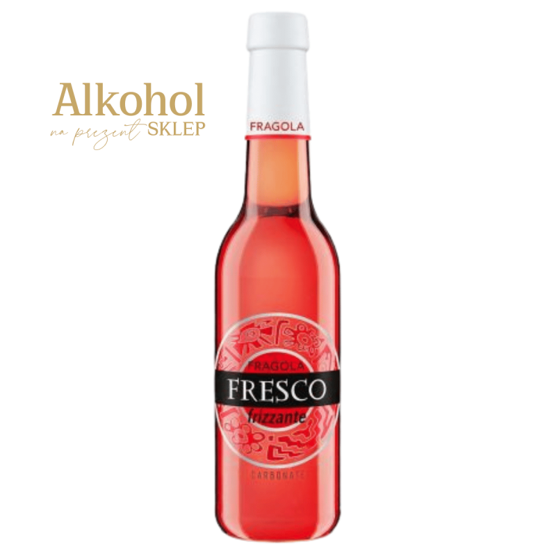 WINO MUSUJĄCE FRESCO FRIZZANTE FRAGOLA PÓŁSŁODKIE 330ML