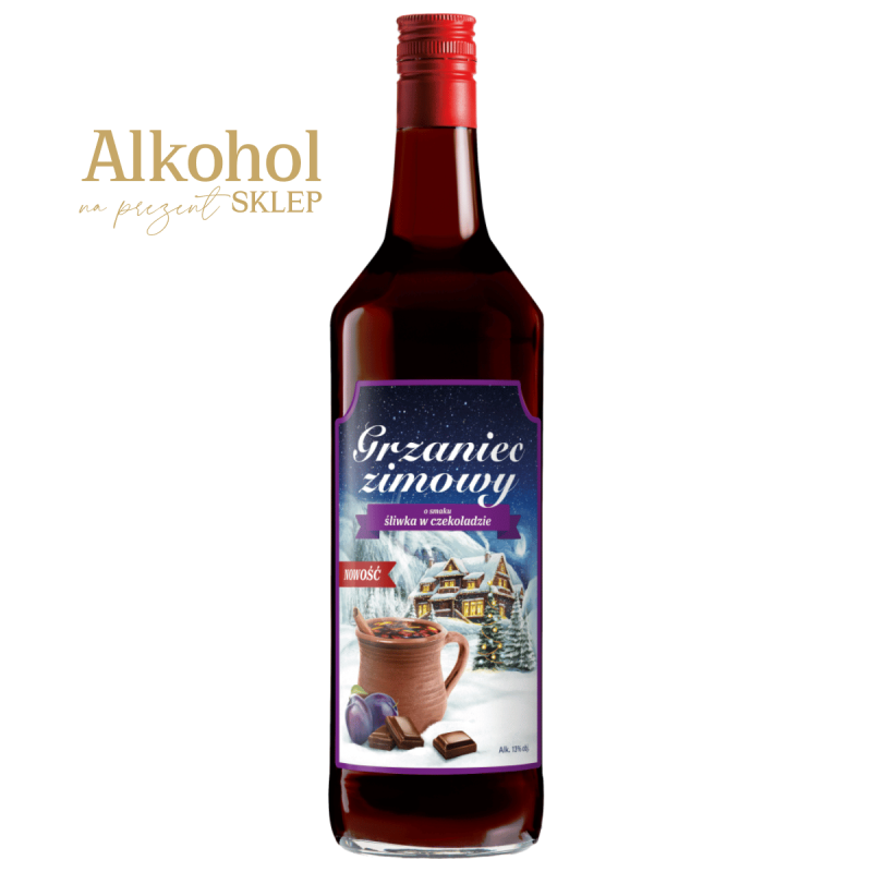 WINO GRZANIEC ZIMOWY ŚLIWKA W CZEKOLADZIE 1L