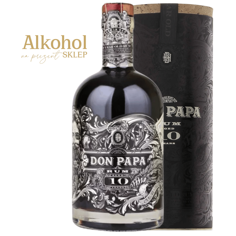 RUM DON PAPA 10Y + OPAKOWANIE Z KORKIEM