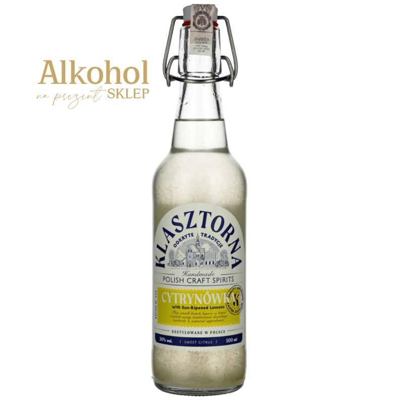 WÓDKA KLASZTORNA CYTRYNÓWKA 0.5L