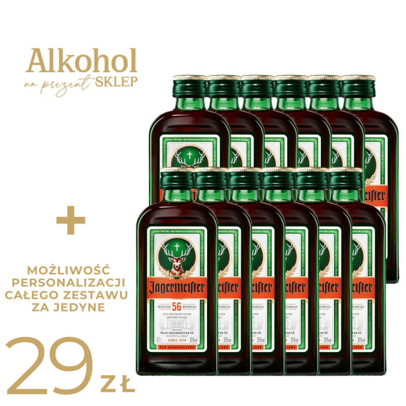 PAKIET NA WIECZÓR KAWALERSKI - LIKIER JAGERMEISTER MINI