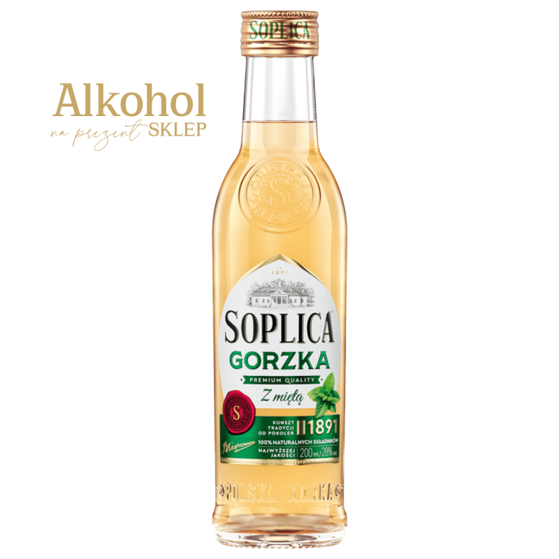 NALEWKA SOPLICA GORZKA Z MIĘTĄ 200ML