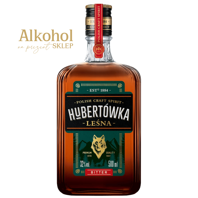 WÓDKA LEŚNA HUBERTÓWKA BITTER 0.5L