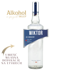 WÓDKA WYBOROWA W PODŚWIETLANEJ BUTELCE