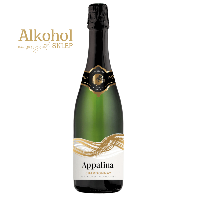 WINO MUSUJĄCE BEZALKOHOLOWE APPALINA CHARDONNAY 0.75L
