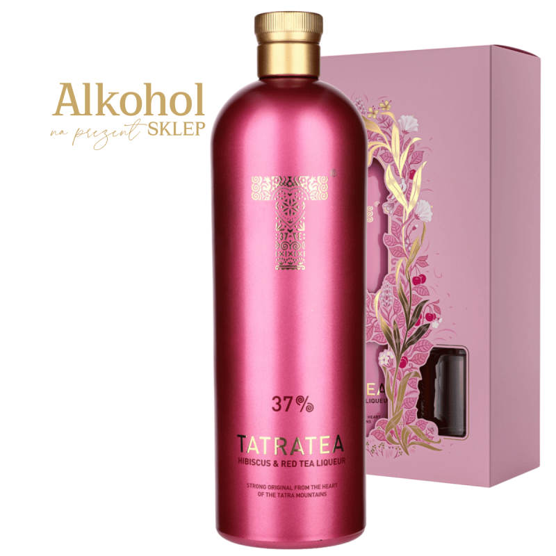 LIKIER TATRATEA HIBISCUS & RED TEA 0.7L + 2 KIELISZKI