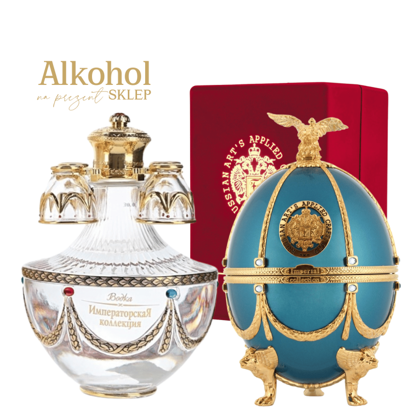 WÓDKA IMPERIAL COLLECTION "FABERGE" TURQUOISE 0.7L