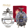 WÓDKA IMPERIAL COLLECTION "FABERGE" SILVER BLUE FLOWERS 0.7L