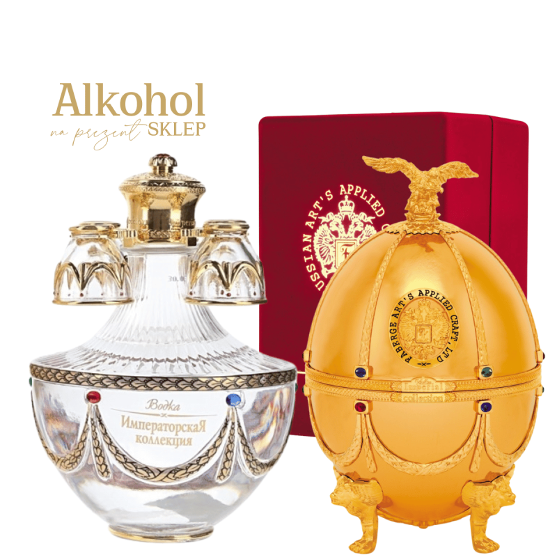 WÓDKA IMPERIAL COLLECTION "FABERGE" GOLDEN 0.7L