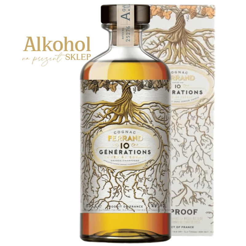 KONIAK FERRAND 10 GENERATIONS COGNAC 0.5L + OPAKOWANIE