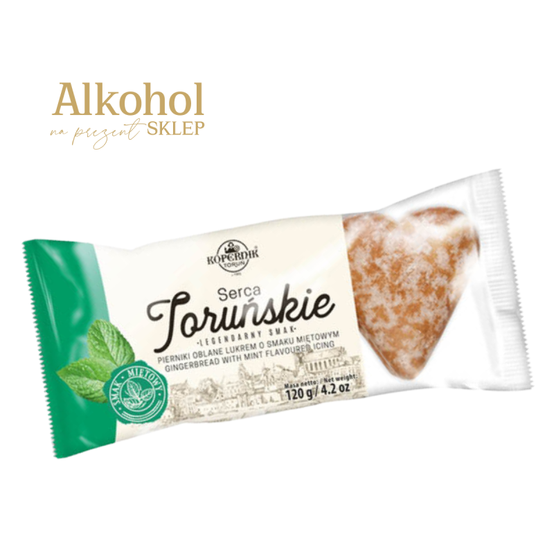 SERCA TORUŃSKIE O SMAKU MIĘTOWYM 120g