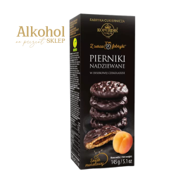 PIERNIKI NADZIEWANE MORELĄ W DESEROWEJ CZEKOLADZIE 145g