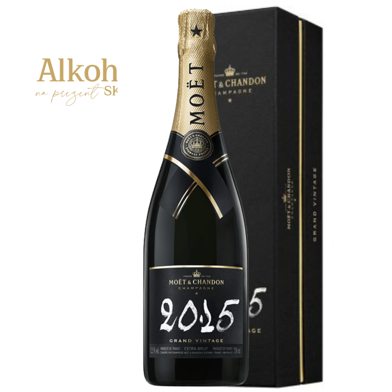 SZAMPAN MOËT & CHANDON GRAND VINTAGE 2015 0.75L + OPAKOWANIE