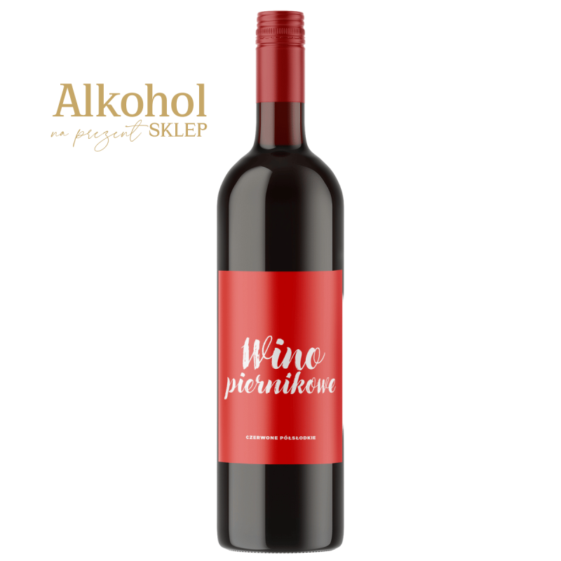 WINO PIERNIKOWE CZERWONE 0.75L