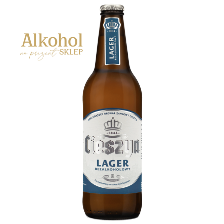PIWO CIESZYN LAGER BEZALKOHOLOWY 0.5L