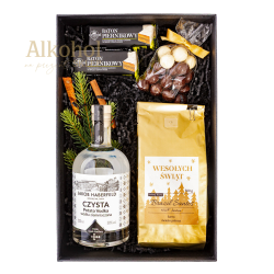 ZESTAW ŚWIĄTECZNY - WÓDKA HABERFELD & SŁODYCZE