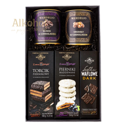 ZESTAW ŚWIĄTECZNY BEZALKOHOLOWY ELEGANCKIE SŁODYCZE (DUŻY)