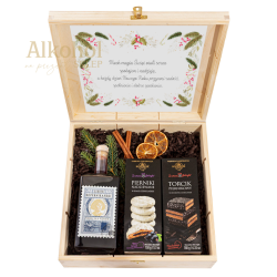 ZESTAW ŚWIĄTECZNY Z ŻYCZENIAMI - LIKIER KOPERNIKAŃSKI