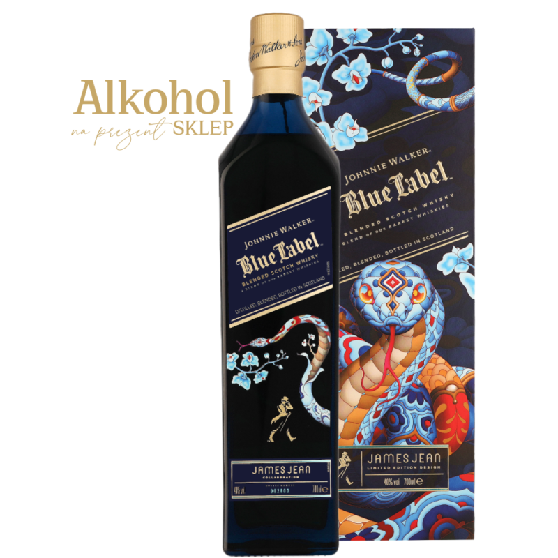 WHISKY JOHNNIE WALKER BLUE CNY SNAKE 0.7L + OPAKOWANIE